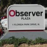 Observer Plaza Sign