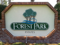 Forest Park Estates Sign