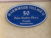 Harborside Village Sign