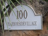 100 Harborside Village Sign