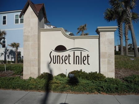 Sunset Inlet Sign