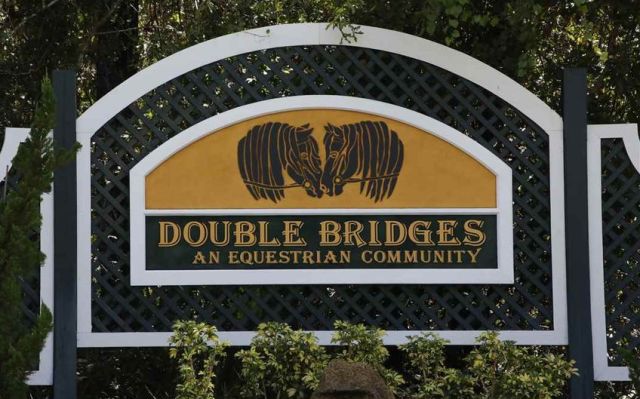 Double Bridges Equestrian Community Sign