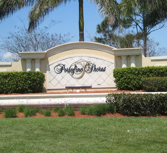 Portofino Shores Sign